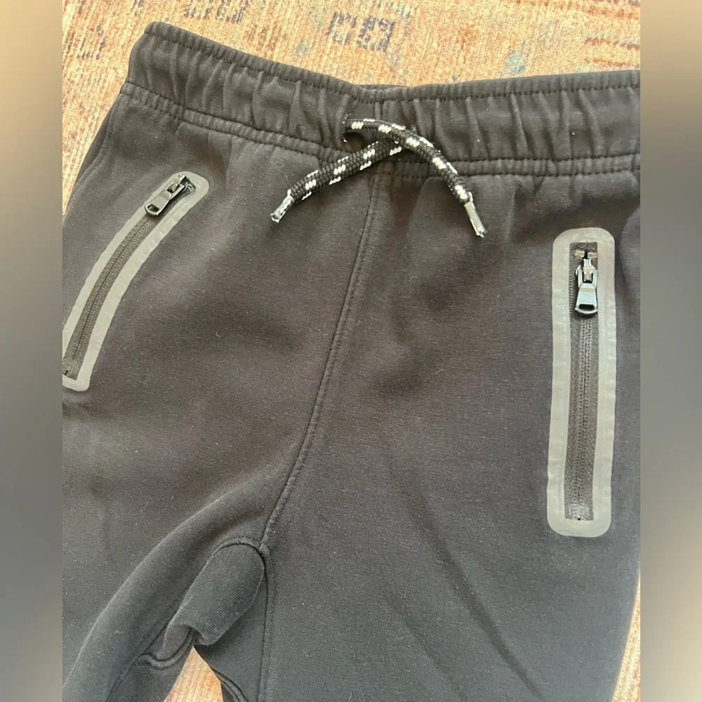 Old Navy Black Kids Joggers with Zipper Pockets